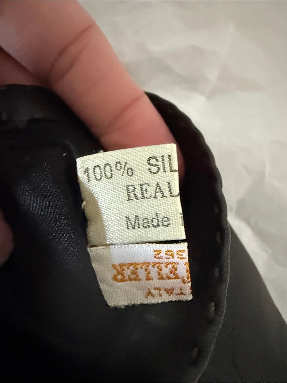 Bonwit Teller VTG Long Leather Driving Gloves - Black - Women’s Hand Size 7